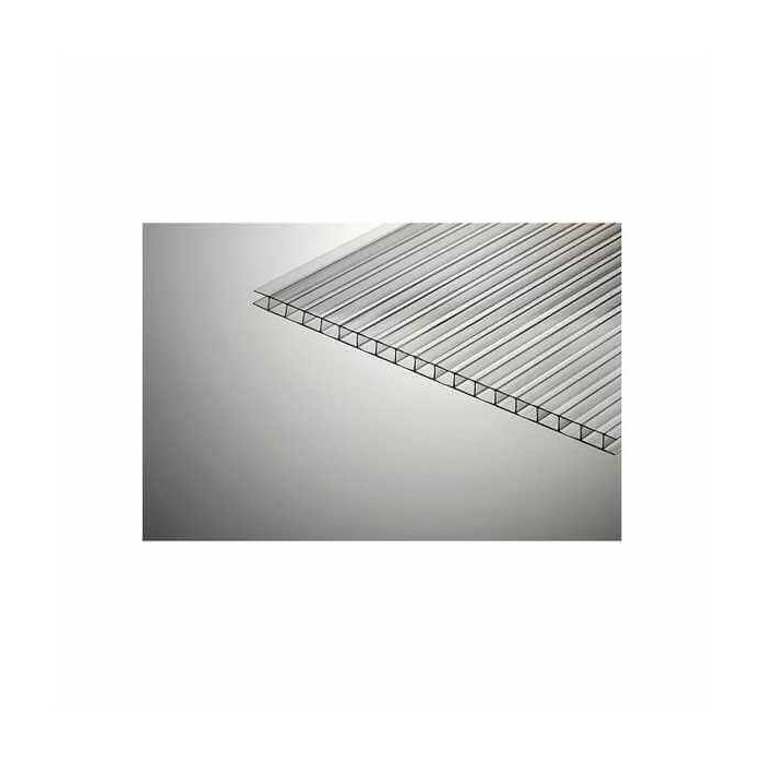 Сотовый поликарбонат 8 мм КОЛИБРИ прозрачный 2100х12000 мм